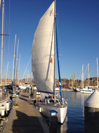Elle est pas belle ma voile ? 